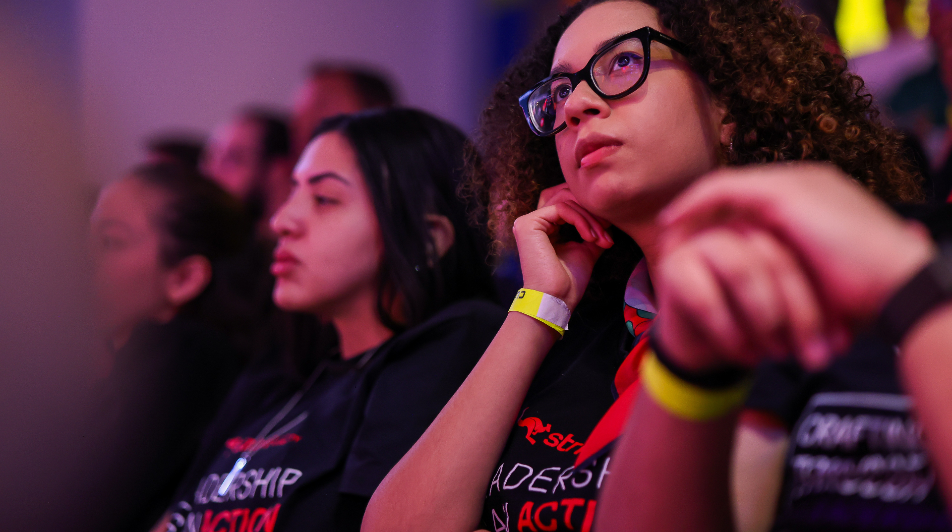 Participantes do programa em evento de tech leadership